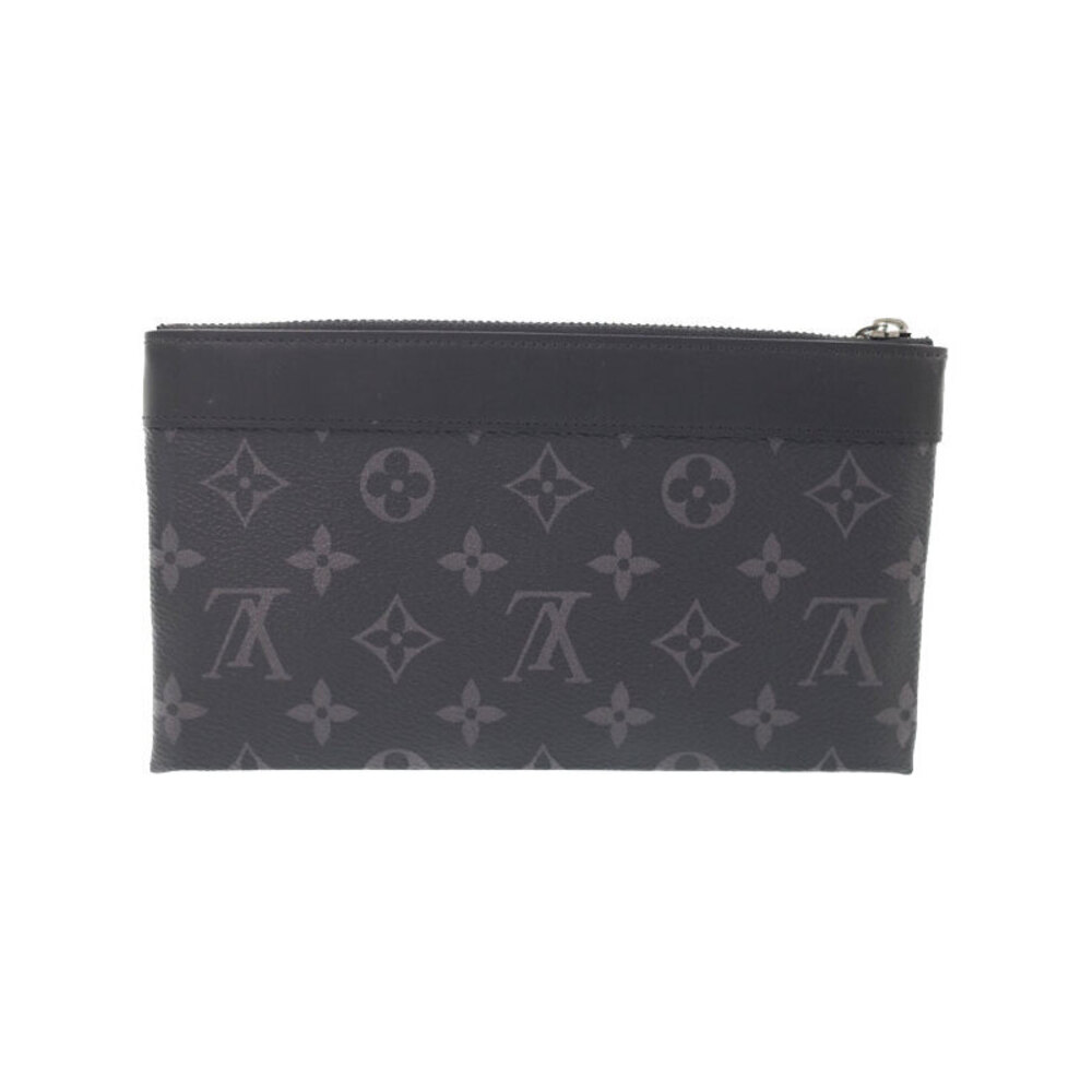 Louis Vuitton Pochette Discovery Eclipse Pouch Monogram Black Clutch
